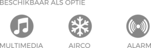 Opties Airco Alarm en Multimedia
