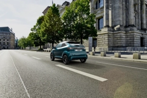 eCoupe Sport in de stad