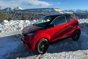 eCoupe Sport in de sneeuw